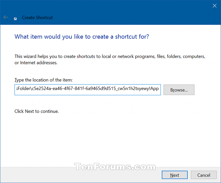 Create File Explorer UWP app Shortcut in Windows 10-shortcut-1.png
