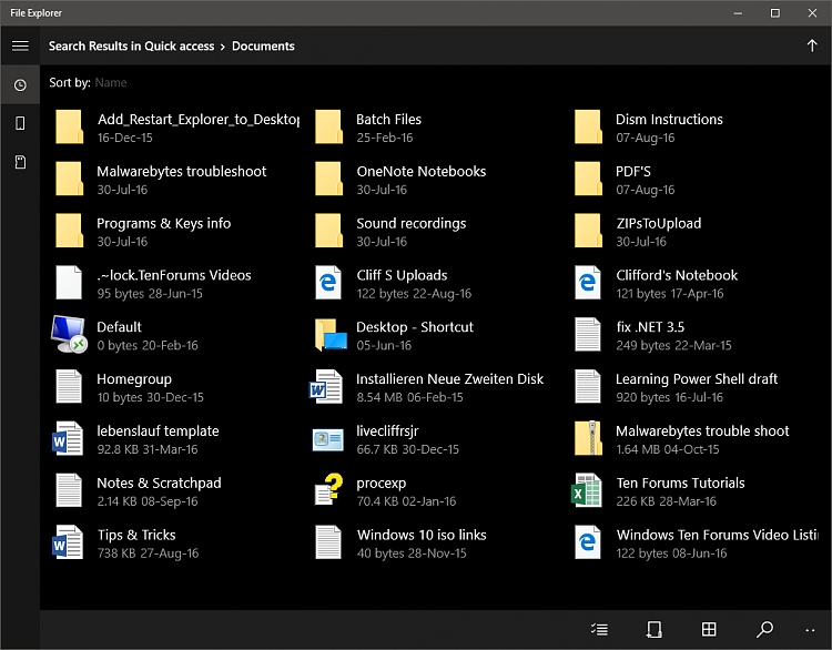 Create File Explorer UWP app Shortcut in Windows 10-image-002.png