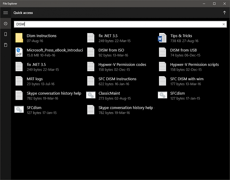 Create File Explorer UWP app Shortcut in Windows 10-image-001.png