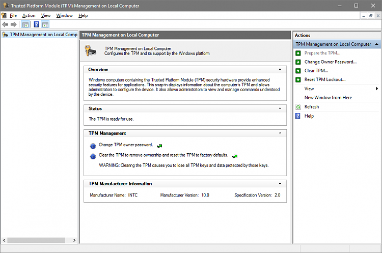 Verify Trusted Platform Module (TPM) Chip on Windows PC-mmc-tpm.png