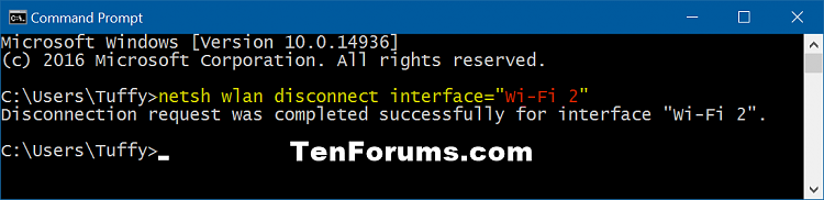how to disconnect network drive windows 10 command line
