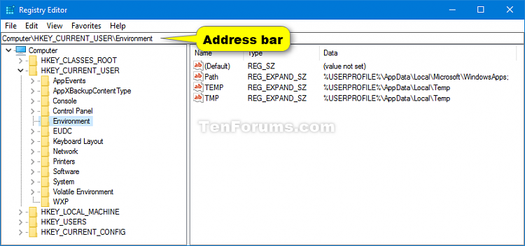 Turn On or Off Address Bar in Registry Editor in Windows 10-registry_editor_address_bar-1.png