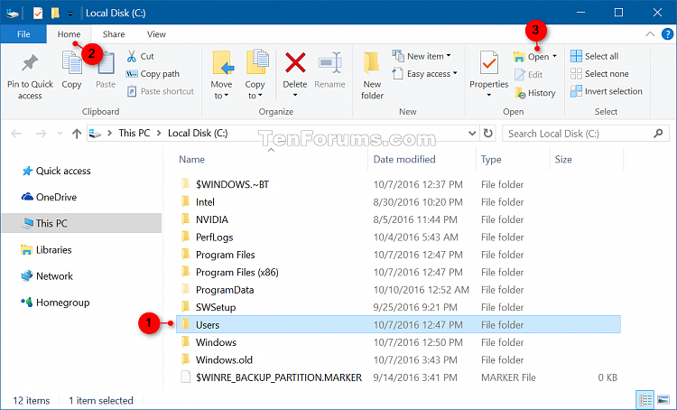Open Each Folder in Same or New Window in Windows 10-file_explorer_ribbon.png