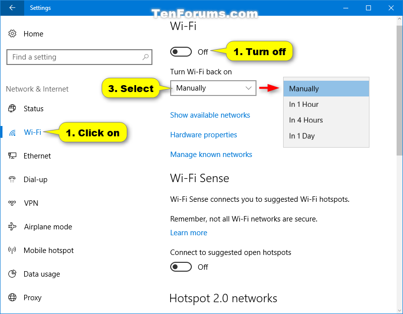 How To Turn Off The Wifi On My Modem