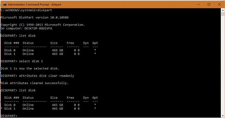 Enable or Disable Disk Write Protection in Windows-diskpart01.jpg