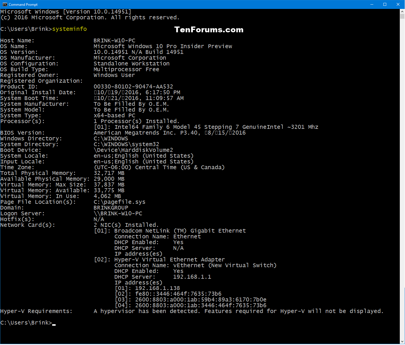 Hardware Information Command Windows Englshrini