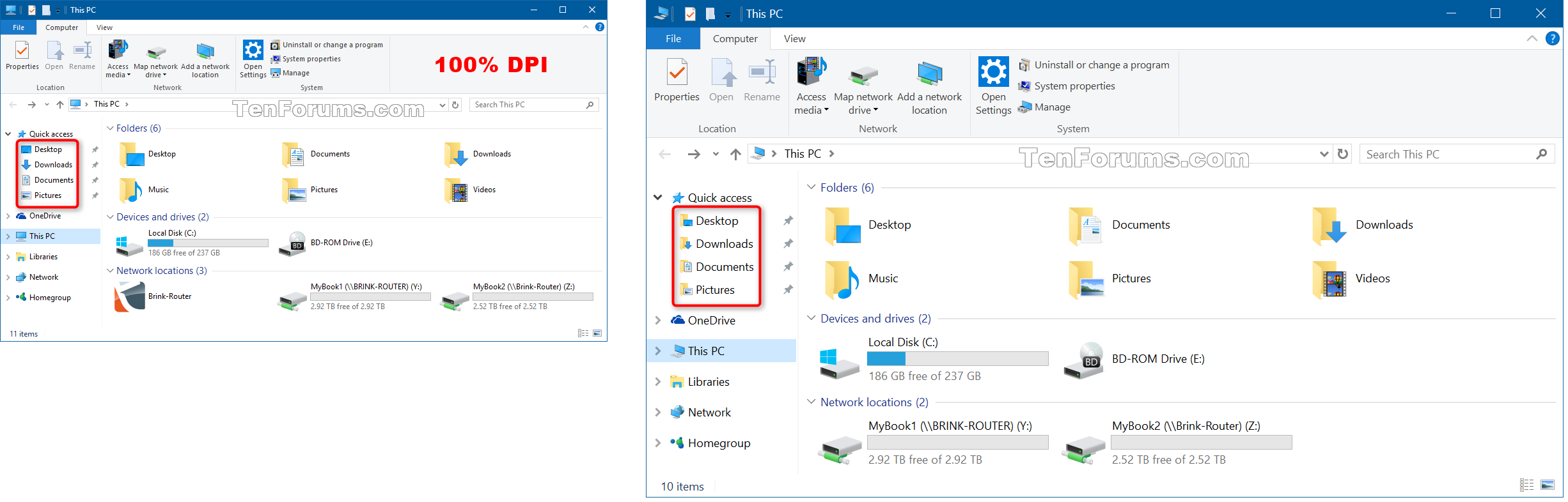 Change Dpi Scaling Level For Displays In Windows 10 Tutorials