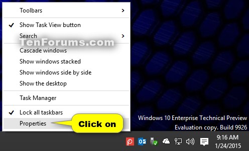 Tiles - Clear Information from in Windows 10-taskbar_properties.jpg