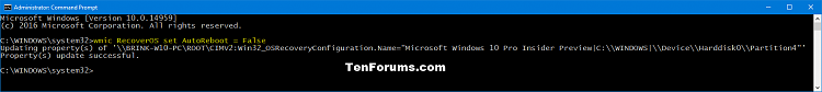 how to disable bsod restart windows 10