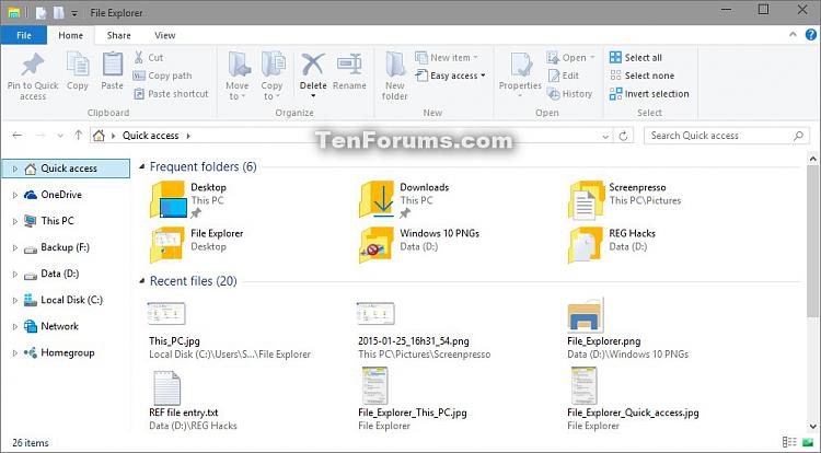 Change Folder to Open File Explorer to by Default in Windows 10-quick_access.jpg