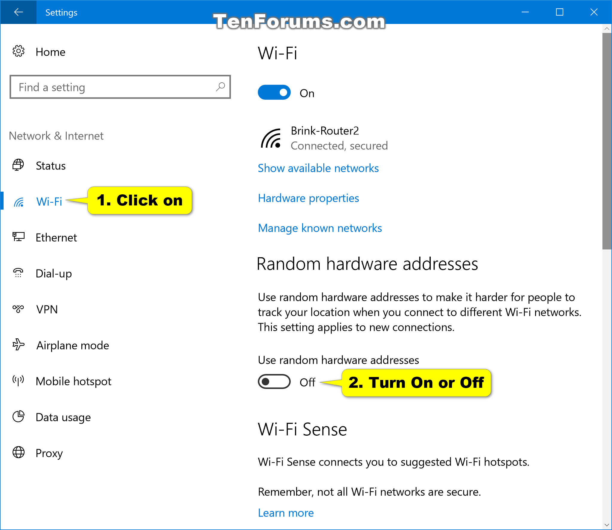 how to change asus mac address