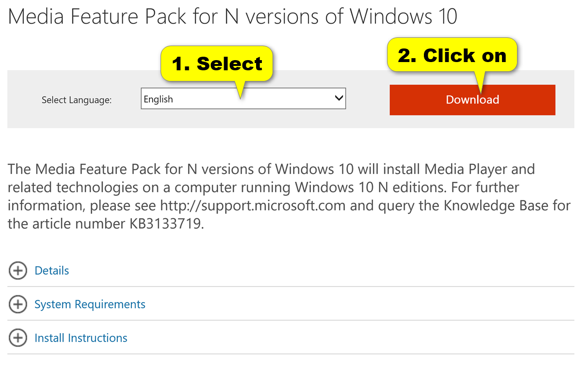 download pack n windows 10