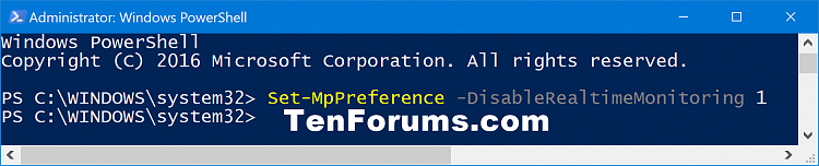 Turn On or Off Real-time Protection for Microsoft Defender Antivirus-turn_off_windows_defender_real-time_protection_powershell.png