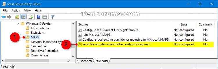 Enable or Disable Microsoft Defender Antivirus Block at First Sight-send_file_samples_gpedit-1.jpg