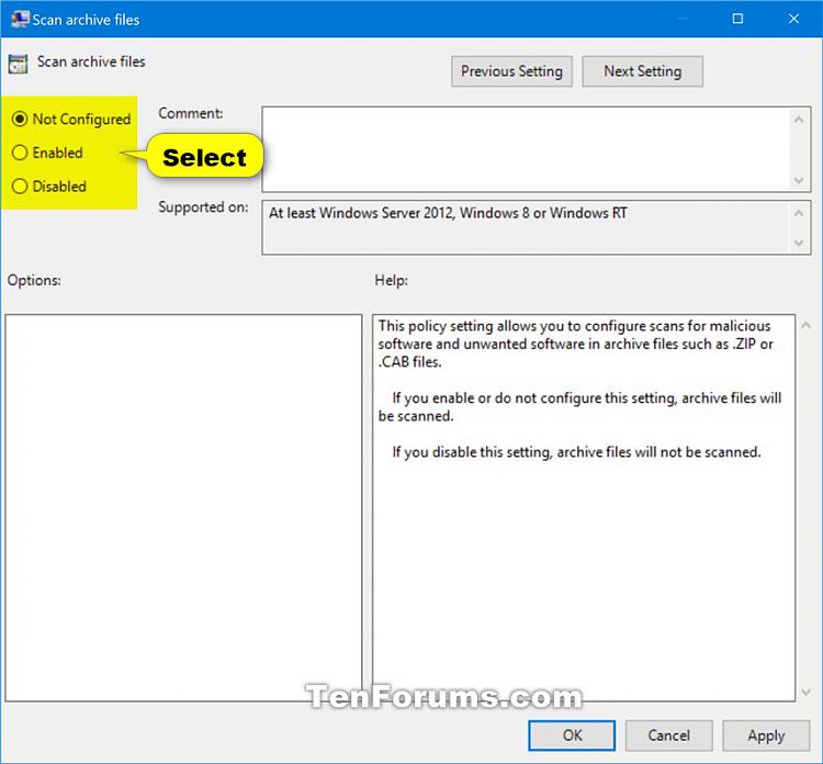 Enable or Disable Scan Archive Files by Windows Defender in Windows 10-wd_scan_archive_files_gpedit-2.jpg
