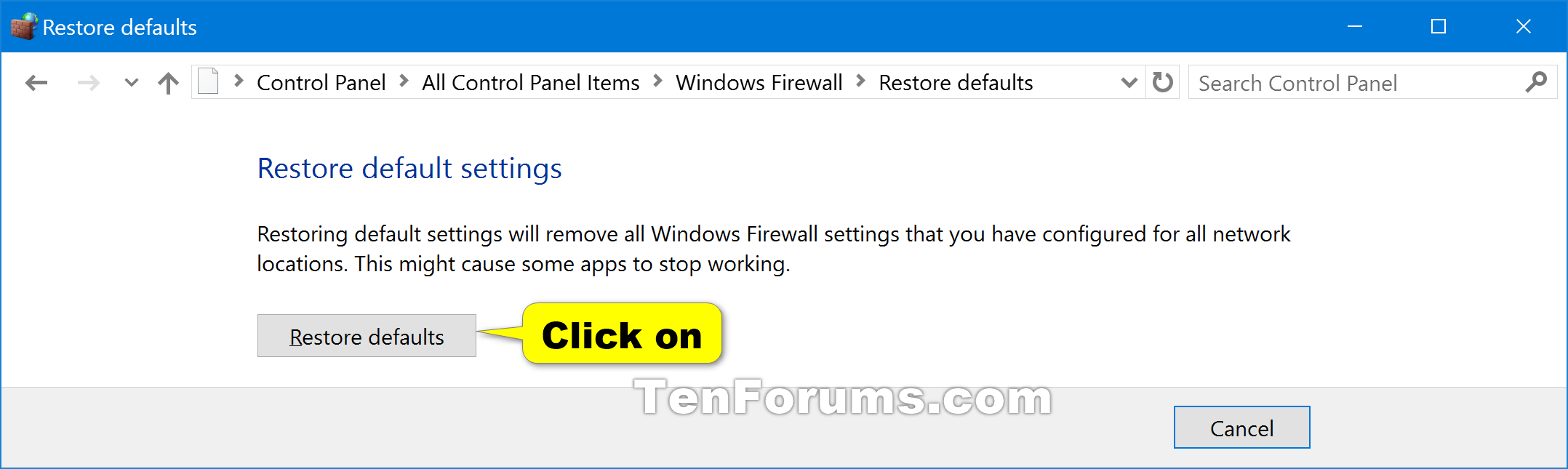 restore defaults windows 10 restore defaults windows 10