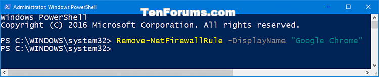 Add or Remove Allowed Apps through Windows Firewall in Windows 10-delete_windows_firewall_rule_powershell.png