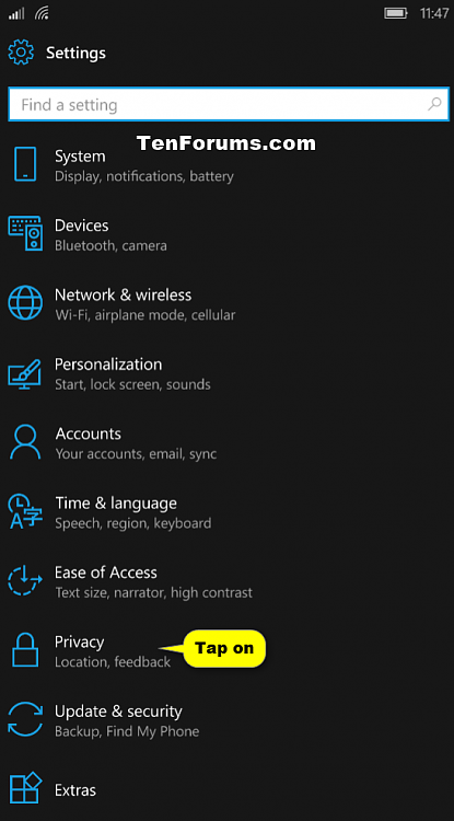 App Sync Between Devices - Turn On or Off in Window 10 Mobile-continue_app_experiences-1.png