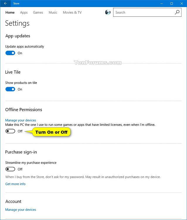 Turn On or Off Offline Mode for Games in Store in Windows 10-store_settings-2.jpg