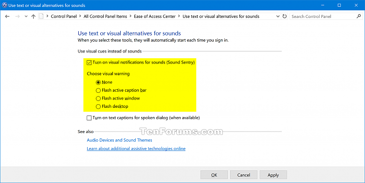Turn On or Off Sound Sentry for Visual Notifications in Windows 10-visual_notifications_for_sound_control_panel-2.png