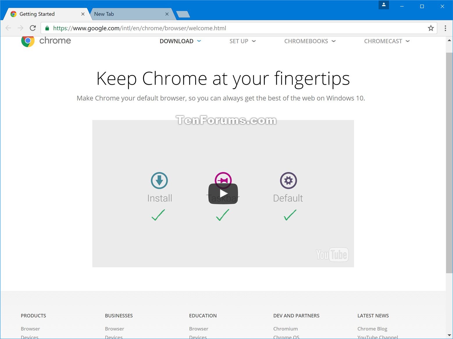 Reset Google Chrome to Default in Windows  Tutorials