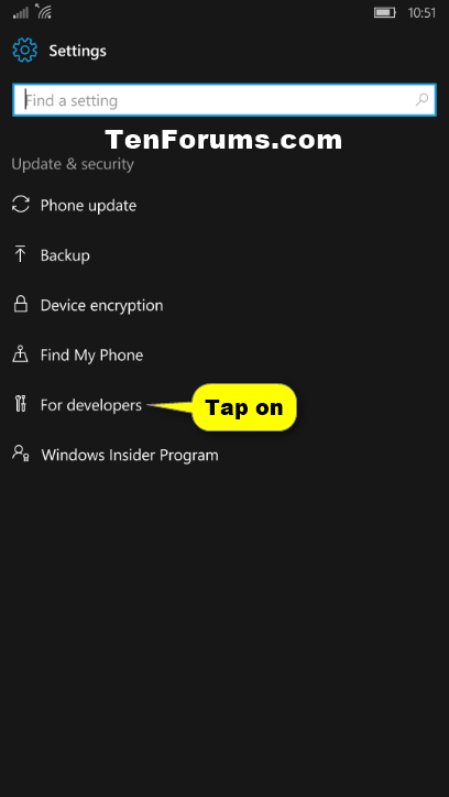 Device Portal for Mobile - Turn On or Off on Windows 10 Mobile Phone-turn_on_device_portal_for_mobile-2.png