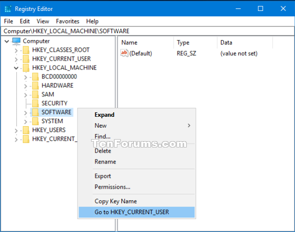 Switch Between HKCU and HKLM Keys in Registry Editor in Windows 10-go_to_hkcu.png