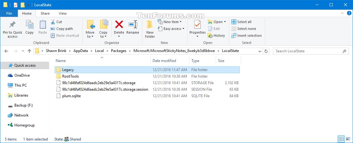 Distribuere server konsulent Backup and Restore Sticky Notes in Windows 10 | Tutorials