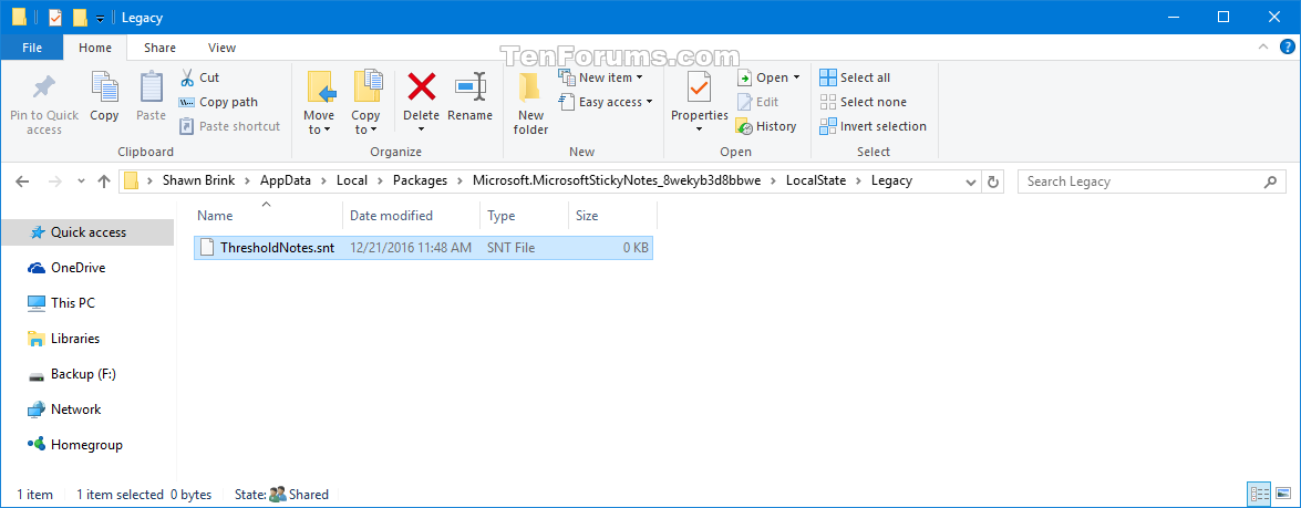 Distribuere server konsulent Backup and Restore Sticky Notes in Windows 10 | Tutorials