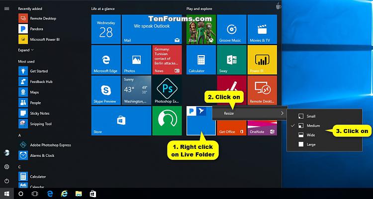 Create and Use Live Folders on Start in Windows 10-resize_live_folder_tile_on_start.jpg