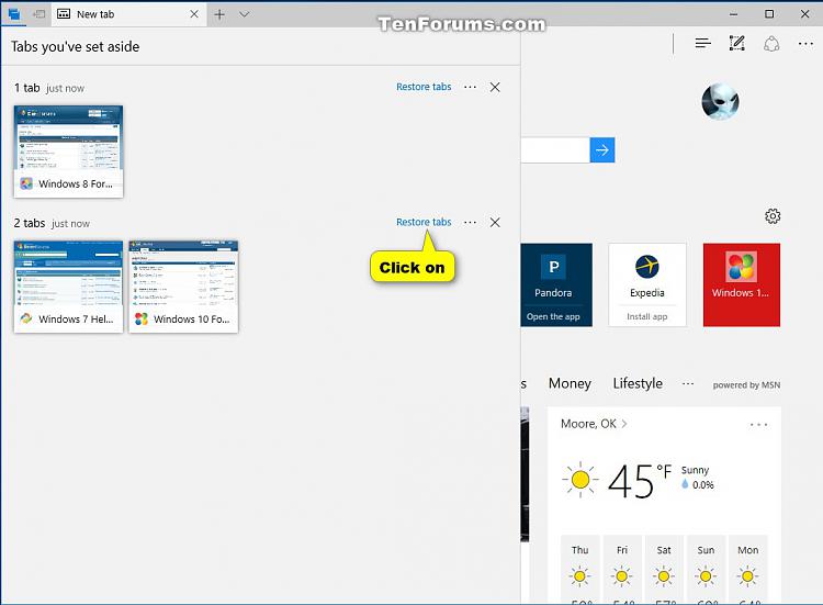 Set Aside Groups of Tabs in Microsoft Edge in Windows 10-restore_tabs_set_aside_in_microsoft_edge.jpg