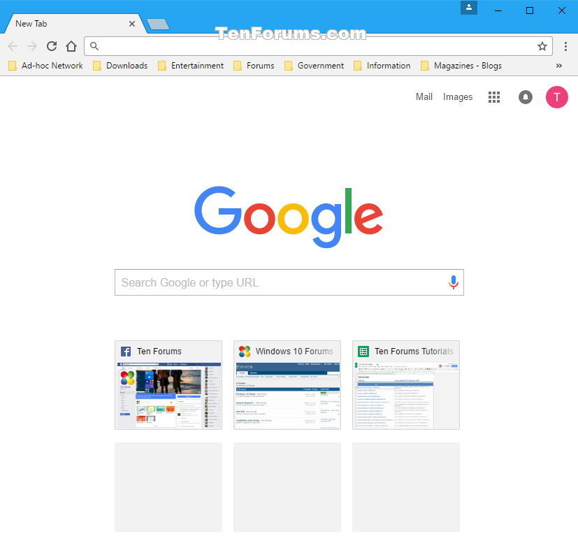 Homepage chrome intune