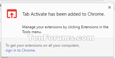 Automatically Switch to New Tab in Google Chrome for Windows-chrome_extensions-2b.png