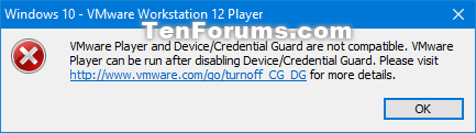 Install Windows 10 as Virtual Machine in VMware Player-vmware_workstation_player_credential_guard.png