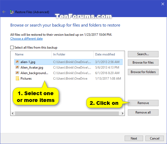 Restore Windows Backup in Windows 10-remove.png