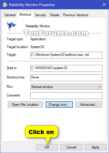 Create Reliability Monitor Shortcut in Windows 10-reliability_monitor_shortcut-5.png