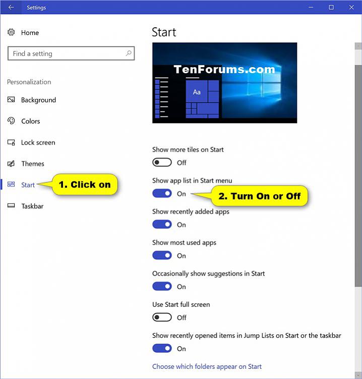 Hide or Show App List in Start Menu in Windows 10-show_app_list_in_start_menu.jpg