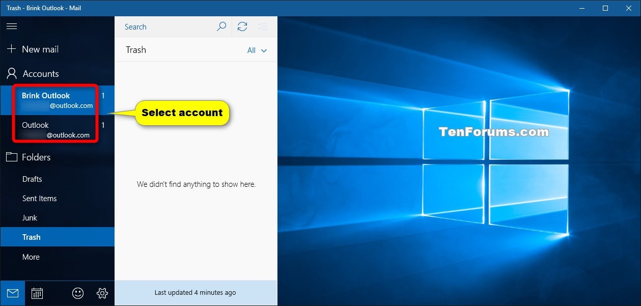 added my email to windows 10 mail app and inbox wont update added my email to windows 10 mail app and inbox wont update