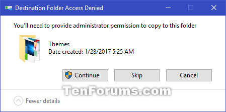 reset windows 10 theme to default