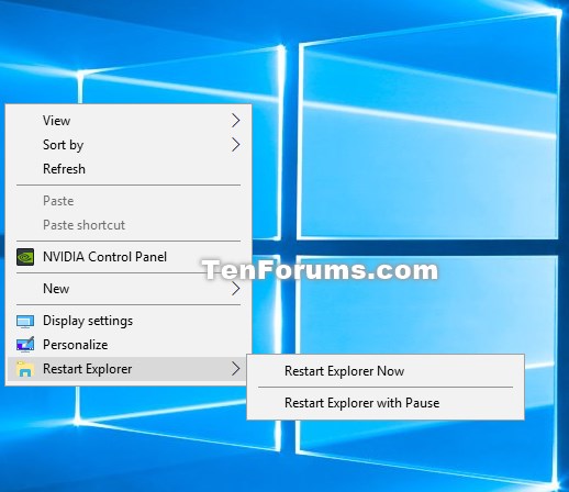 Restart Explorer Context Menu - Add in Windows 10-restart_explorer_context_menu.jpg