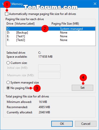 Manage Virtual Memory Pagefile in Windows 10-remove_paging_file_for_drive-1.jpg