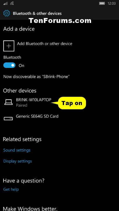 Unpair Bluetooth Device on Windows 10 Mobile Phone-unpair_bluetooth_device_on_w10_mobile_phone-3.jpg