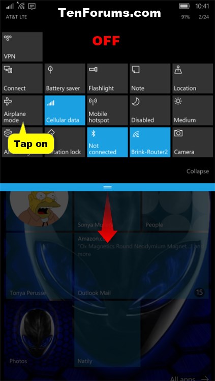Turn On or Off Airplane Mode on Windows 10 Mobile Phone-w10_mobile_airplane_mode-1.jpg