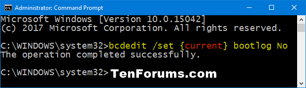 Enable or Disable Boot Log in Windows-boot_log_bcdedit-no.png