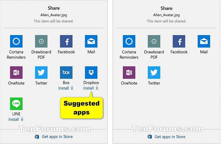 Turn On or Off App Suggestions in Share flyout in Windows 10-suggested_apps_in_share.jpg