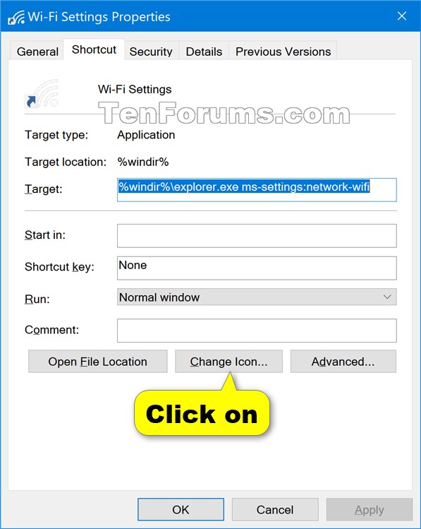 Create Wi-Fi Settings shortcut in Windows 10-shortcut3.jpg