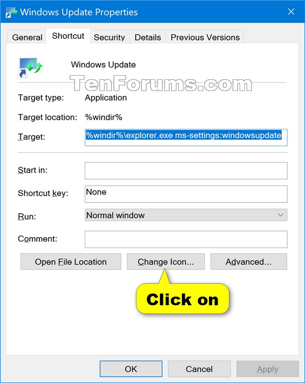 Create Windows Update Shortcut in Windows 10-shortcut3.jpg