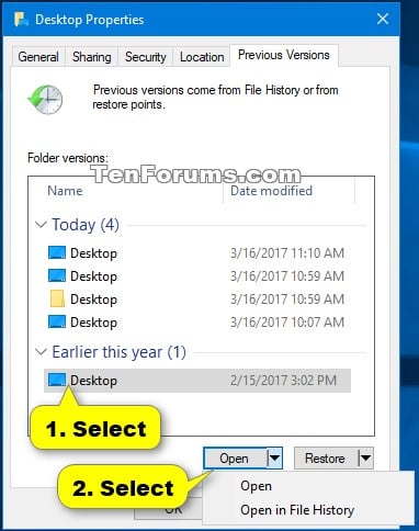 Restore Previous Versions of Files, Folders, and Drives in Windows 10-open-previous_versions_of_folder-1.jpg