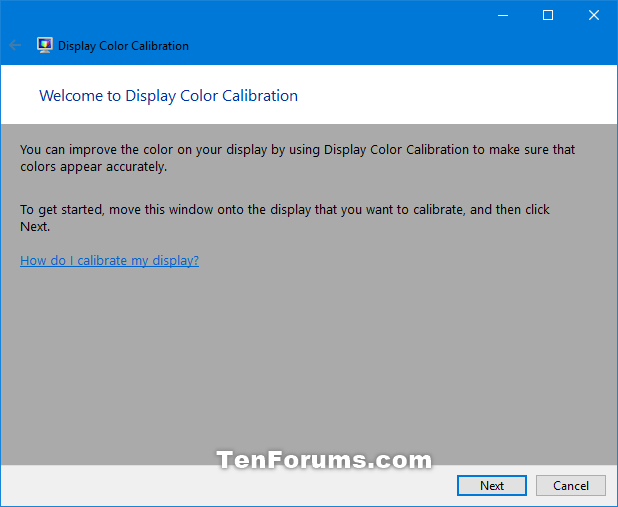 Create Display Color Calibration shortcut in Windows 10-displaycolorcalibration.png