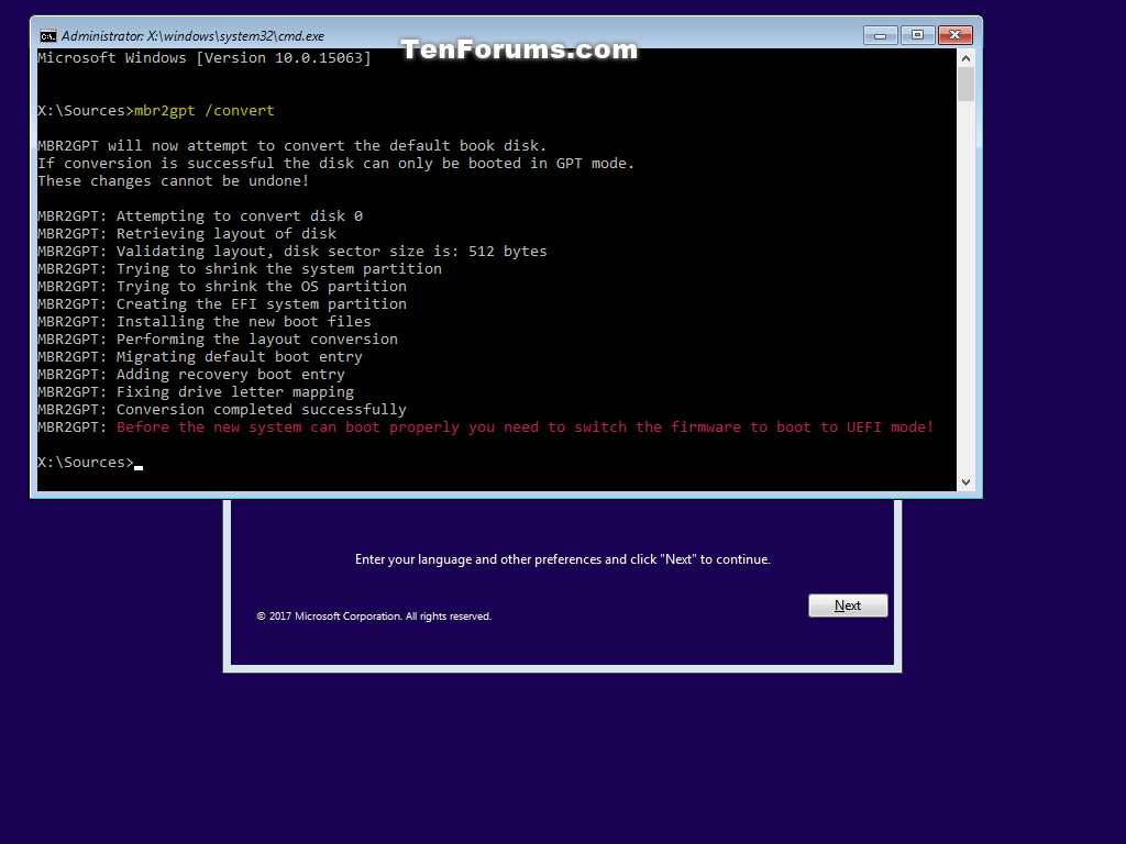 Convert Windows 10 from Legacy BIOS to UEFI without Data Loss Windows ...